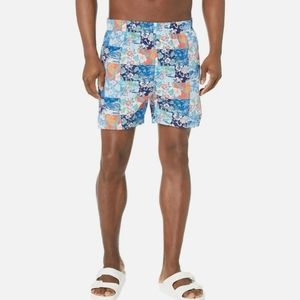 Tommy Bahama Men's Tropical Patchwork Print Woven Boxer Shorts Underwear